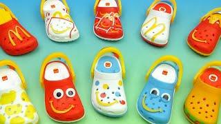 2024 McDONALD'S x CROCS set of 10 HAPPY MEAL COLLECTIBLES VIDEO REVIEW