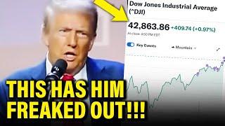 Trump has PUBLIC MELTDOWN over GOOD Economic News