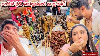 සංගීත් දිනී ගෝනුස්සෝ කාපු හැටිSangeeth Dini Vlogs| Bangkok diaries| china town| golden temple