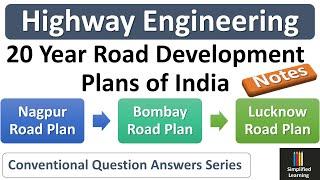 20 Years Road Development Plans in India | Highway Engineering