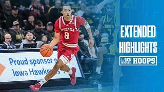 Indiana at Iowa | Extened Highlights | Big Ten Men's Basketball | 01/11/2025