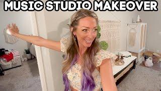 CLEAN WITH ME   Music Studio Makeover