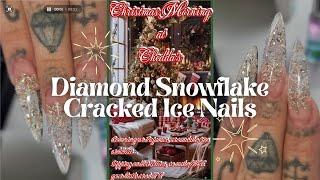 HOW TO - Diamond Inlay Hard Gel Nails w/ Dual Forms Collab Hosted by @FlawlesslyUniqueNails ️