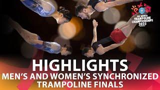 Men’s & Women’s Synchronized Trampoline Finals Highlights