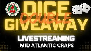 3 Sleeves DICE GIVEAWAY Live w/ MAC #midatlanticcraps #crapsnation #livecrapspractice