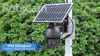 Robicam THE best Solar 4G PTZ Camera