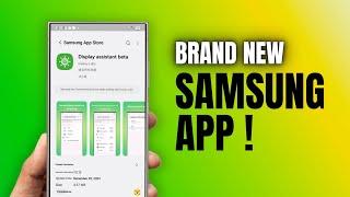 Brand New Samsung App To Enhance The Display Settings !!