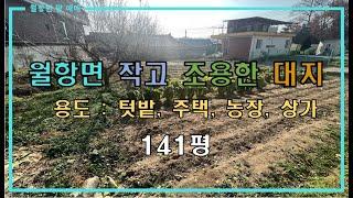 [성주땅매매] 월항면 작고 조용한 대지 141평 매매 by 성주 믿음부동산