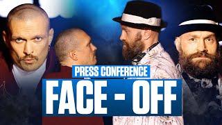 Tyson Fury & Oleksandr Usyk REFUSE To Break Eye Contact!