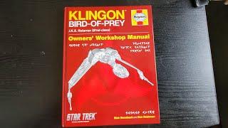 Haynes Owners Workshop Manual for Star Trek Klingon Bird of Prey HC #FullReview (B'rel-class)