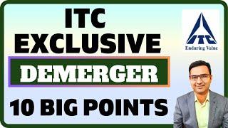 Mega Exclusive: ITC Demerger | 10 Big points about ITC Demerger