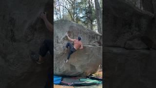 Notochord Sit - V9.  Arcadia, RI Bouldering