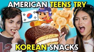 American Teens Try Korean Snacks! | People Vs Food