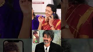 Sorry Vijay, Busy-யா இருக்கியா?VIJAY, Shoba Live Phone Call  Thalapathy Voice 