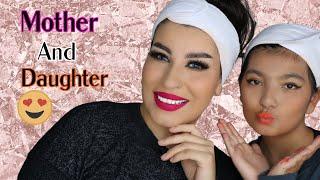 Mother and Daughter Makeup Tutorial  | get glam with sadaf