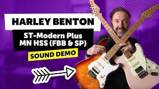 Harley Benton ST-Modern Plus MN HSS (FBB & SP) - Sound Demo