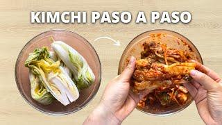 How to make Korean KIMCHI at Home (step by step) | Cooking with Coqui