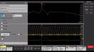 Capturing a Clock Frequency Glitch with RF vs Time Trigger