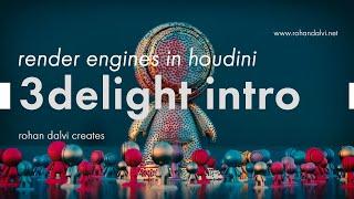 Render engines in houdini -   3delight intro