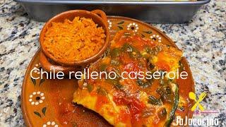 UNA MANERA FÁCIL DE HACER CHILES RELLENOS  (CHILE RELLENO CASSEROLE)