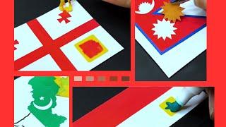 Drawing the flag of          