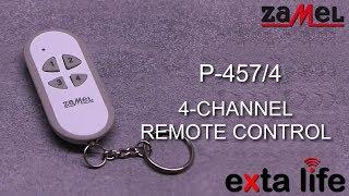 P-457/4 - 4-Channel Remote Control - ZAMEL - EXTA LIFE