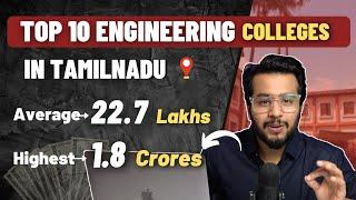 Top 10 Engineering Colleges in Tamilnadu | 1.8 Crore Placement | Nirf Ranking | Fee | Quick Review