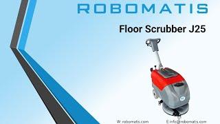 SMITH Floor Scrubber J25 - cleaning efficiency of 1600 m²/h