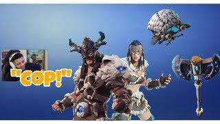 MYTH REACTS TO *NEW* JAEGER AND FYRA SKINS (Fortnite funny and wtf moments)