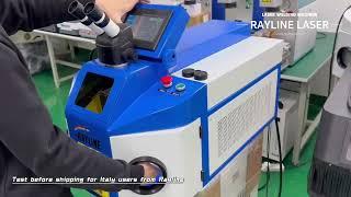 200w jewelry welding machine with CCD test video#welding #laserwelding #jewelryrepair #spotwelding