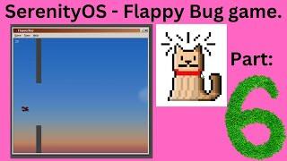 SerenityOS - Flappy Bug game.