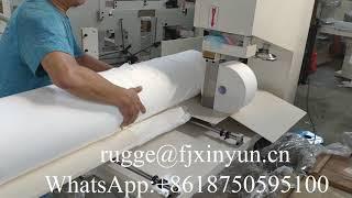 Hot selling semi automatic maxi roll paper band saw cutting machine