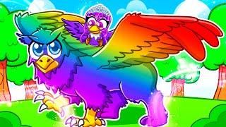 Playing As A PROTECTIVE OP MYTHICAL BIRD in Roblox Feather Family!