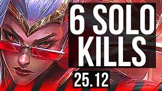 VAYNE vs RIVEN (TOP) | 6 solo kills | EUW Master | 25.12
