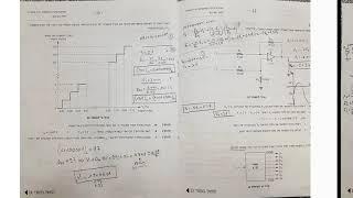 שקפי פתרון בגרות בהנדסת אלקטרוניקה ומחשבים שאלון 815381 שנת 2019 , הפרקים בחשמל ובאלקטרוניקה