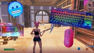 SteelSeries Apex Pro TKL  Satisfying ASMR Chill Smooth Fortnite Tilted Towers Gameplay 360FPS 