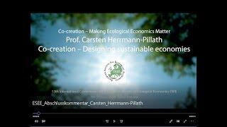 ESEE 2019: Abschlusskommentar von Prof. Dr. Carsten Herrmann Pillath (Max-Weber-Kolleg)