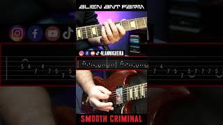 Smooth Criminal - Alien Ant Farm (Main Riff + Solo With Tabs) #shorts