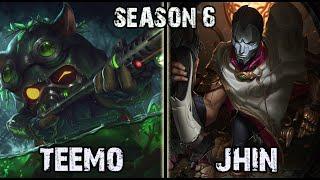 Best Teemo Korea vs Jhin ADC Ranked Challenger