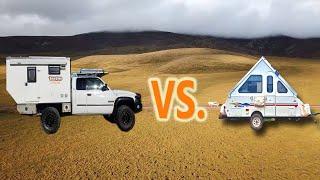 TRUCK CAMPER vs. CAMPER TRAILER - Pro's & Con's from a FULL TIMER