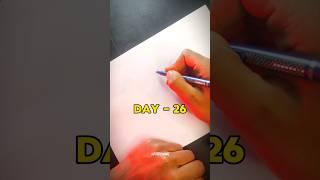 108 Day Art Challenge || Day - 26 complete   || Kishan Gupta Arts / SriKrishna  || #shorts
