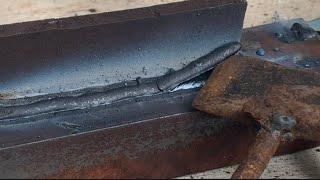 not many know the welding technique of thin galvanized square tubes