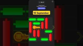 Hamster Kombat Mini game Today | Mini game Hamster Kombat 15 September | How To Solve Mini game