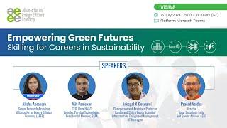 Webinar | Empowering Green Futures: Skilling For Careers In Sustainability