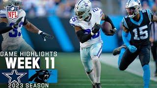 Dallas Cowboys vs. Carolina Panthers Game Highlights | NFL 2023 Week 11