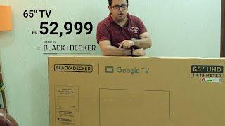 Black & Decker 65-Inch Google Smart TV: A Feature-Packed 4K Experience