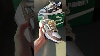Customizing a PUMA Slipstream Sneaker into GOLD