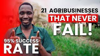 Agribusinesses that Never Fail? 21 AgriBusinesses with Amazingly Low Failure Rates to start in 2024