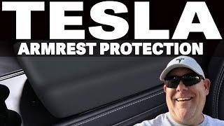 Avoid Armrest Damage with Tesla Model Y and Model 3 Basenor Cover