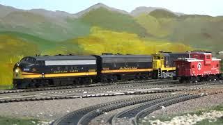 Back in time, 1968 Great Norhern & Northern Pacific Railroads #hoscale #hotrains #modeltrains